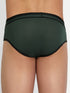 Men's Micro Modal Briefs with Piping Midnight Grey